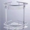 Corner Wall-Mount Bathroom Storage Rack – Aluminum No-Drill Shower Shelf - Clarify.pk