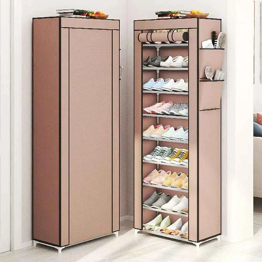 10 Layer Metal Clothes Cabinet - Durable Storage Solution for Home Organization - Clarify.pk