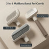 3-in-1 Pet Hair Remover & Dog Grooming Brush