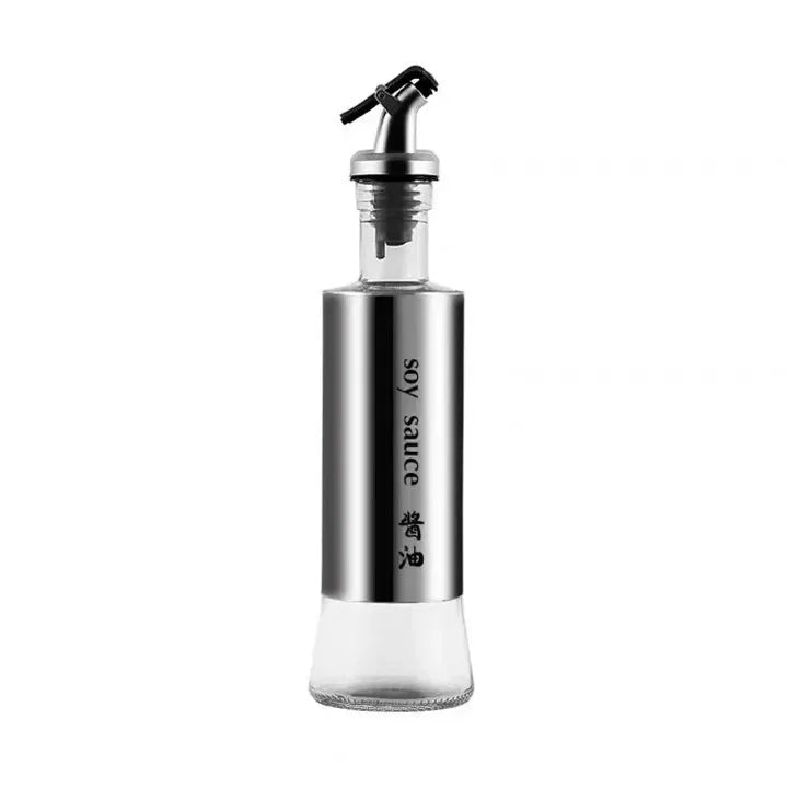 300ml Glass Oil Bottle – Leak-Proof Dispenser for Kitchen