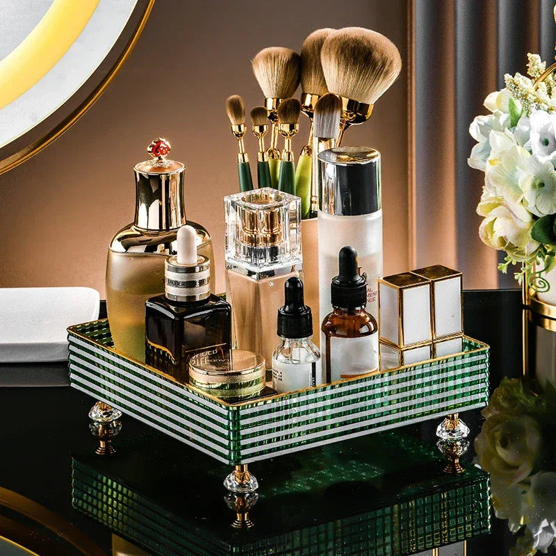 Dressing Cosmetic Tray – Makeup & Jewelry Organizer