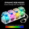 Glowing Keyboard Stress Relief Keychain