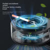 Ashtray with Extinguisher – Smokeless Portable Cigarette Holder (Cells Operated) - Clarify.pk