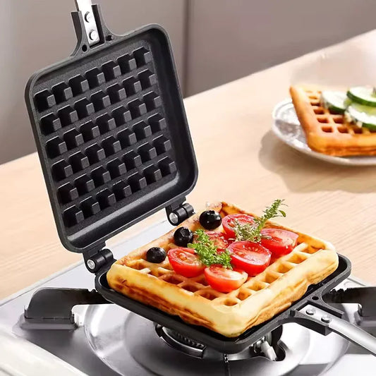 Portable Waffle Maker – Quick Heating Non-Stick Breakfast Iron - Clarify.pk