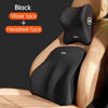 Car Lumbar & Neck Support Pillow Set – Memory Foam (2pcs Set)
