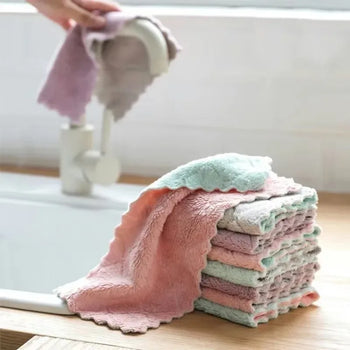 Super Cleaning Towel Pack of 10 – Super-Absorbent Microfiber - Clarify.pk