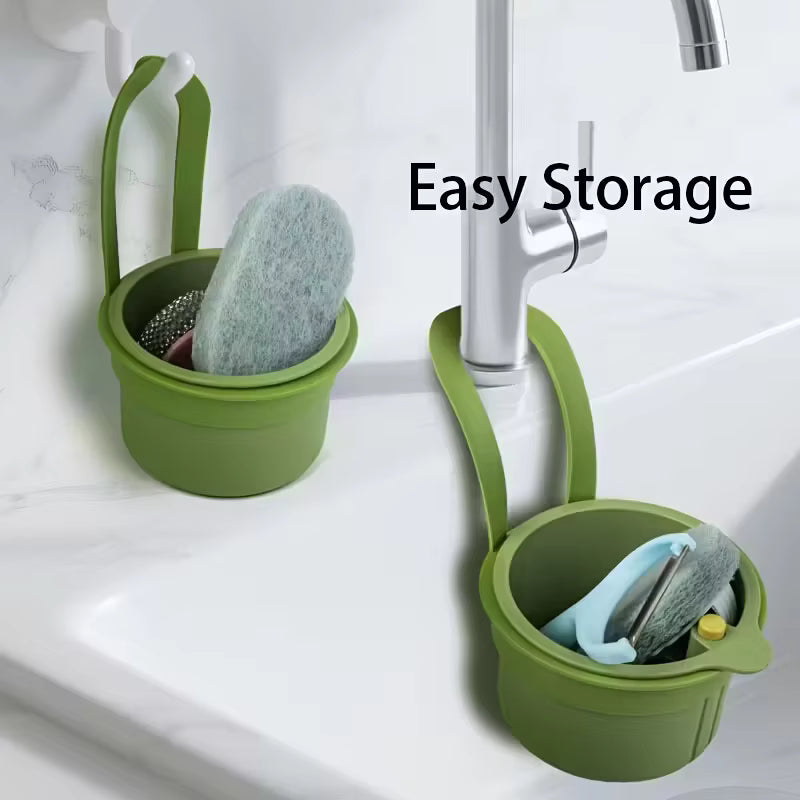 Hydro-Tidy: 2-in-1 Adjustable Sink Drain Basket ME