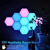 LED quantum hexagon touch sensor wall lamp for room decor
