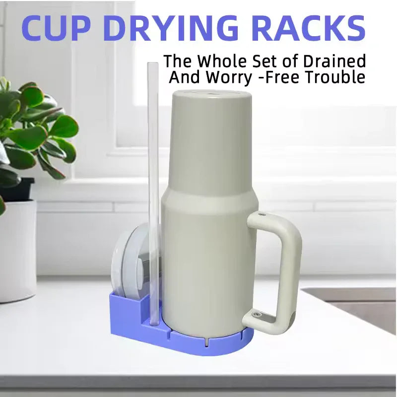 High-Quality Tumbler Drying Rack – Cup Cleaning & Storage Station - Clarify.pk