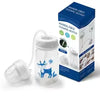 Hands-Free Baby Bottle Feeding System with Flexible Straw Tube