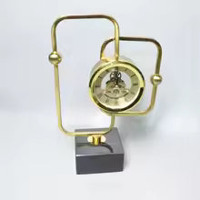 Kinetic Gold - Geometric Motion Wall Clock