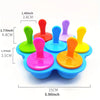 7-Cavity Silicone Ice Cream Mold - DIY Popsicle & Ice Ball Maker – Summer Kitchen Tool