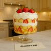 Large Trifle Bowl 4 Liters – Glass Dessert Serving Bowl