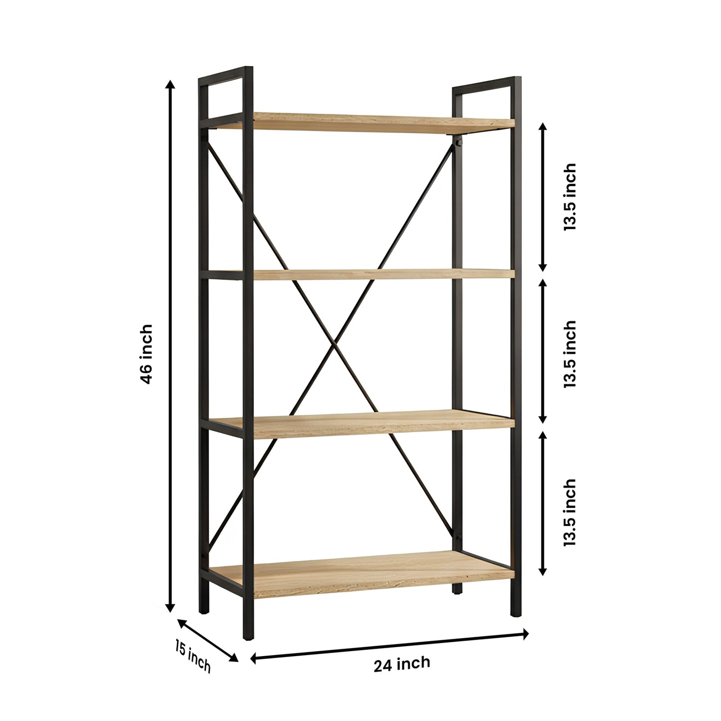 4-Tier Universal Storage Rack (Movable with Wheels)