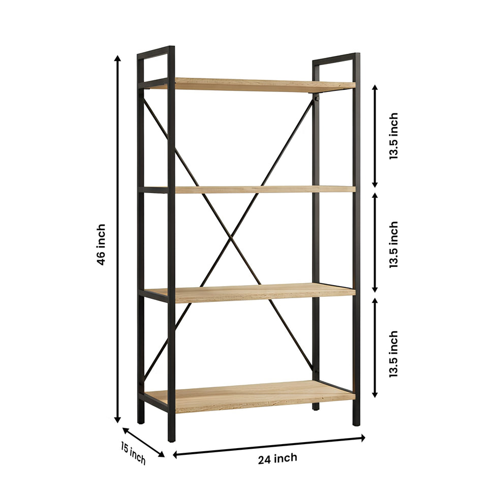 4-Tier Universal Storage Rack (Movable with Wheels)