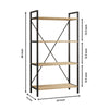 4-Tier Universal Storage Rack (Movable with Wheels)