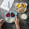 Bear Shape Plates Set - 5pcs with Matching Spoons and Forks