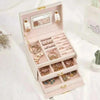 3 Layer Jewelry Organizer - Premium Elegant Design with Ample Storage - Clarify.pk