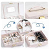 3 Layer Jewelry Organizer - Premium Elegant Design with Ample Storage - Clarify.pk