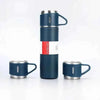 High Quality Food Grade Stainless Steel Vacuum Flask Set for Hot and Cold Drinks - Clarify.pk