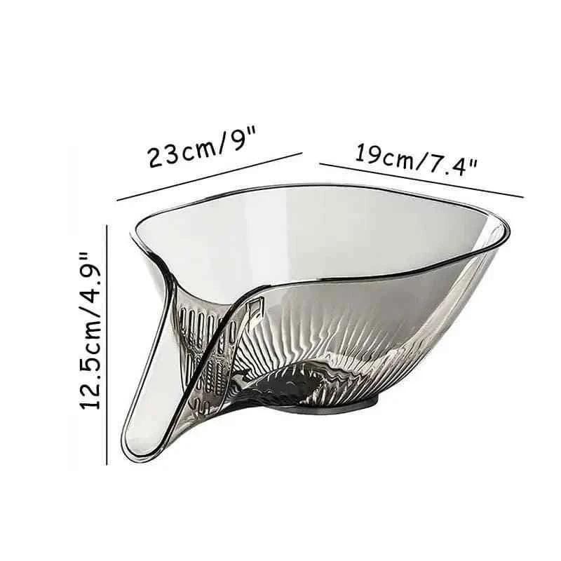 Multipurpose Kitchen Basket - Acrylic Drainage Basket for Fruits and Vegetables - Clarify.pk