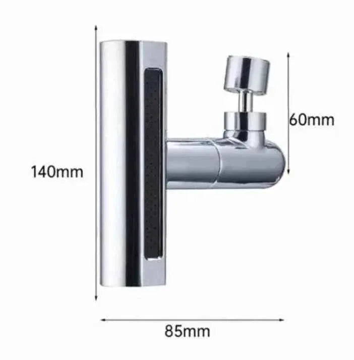 Multifunctional Kitchen Faucet Waterfall with Pressurized Bubbler and 4 Modes Spout Adapter - Clarify.pk