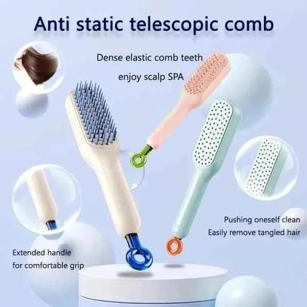 Hair Brush Massage Comb for Scalp Relaxation and Detangling