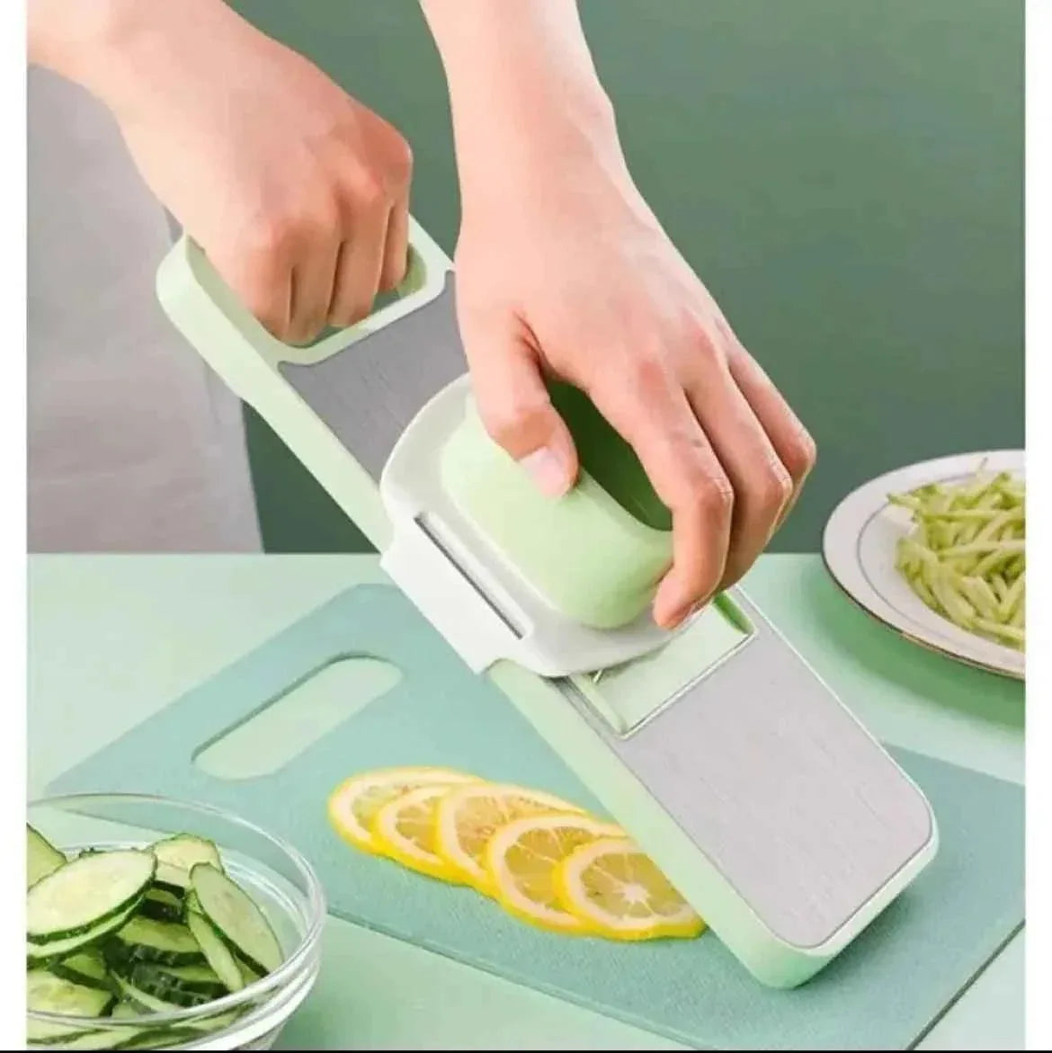 5 in 1 Vegetable Cutter Multifunctional grater and cutter - Clarify.pk