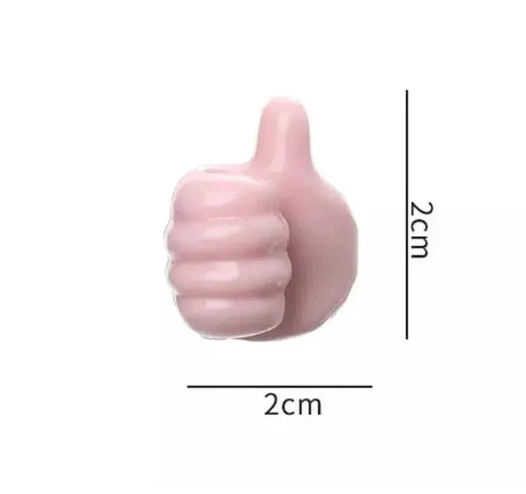 Silicone Wall Clips - 10 Pieces Multifunctional Hand Wall Clips - Clarify.pk