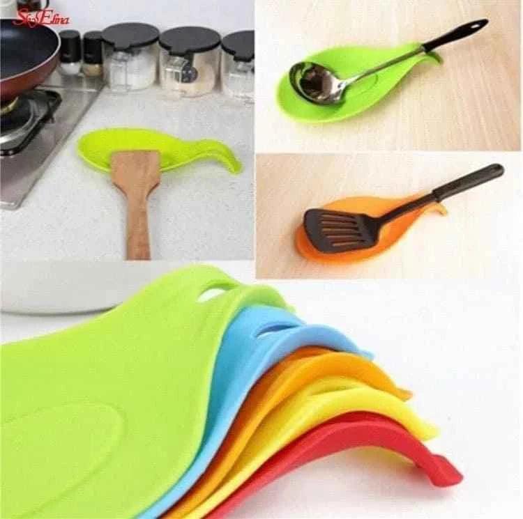 Food Grade Silicone Spoon Holder each - Clarify.pk