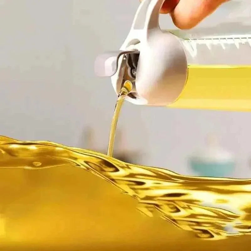 630ml Glass Oil Dispenser - Premium Glass Oil Dispenser Jar - Clarify.pk