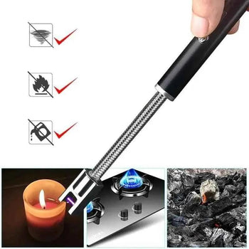 Rechargeable Electric Lighter – Flameless USB Kitchen Igniter - Clarify.pk