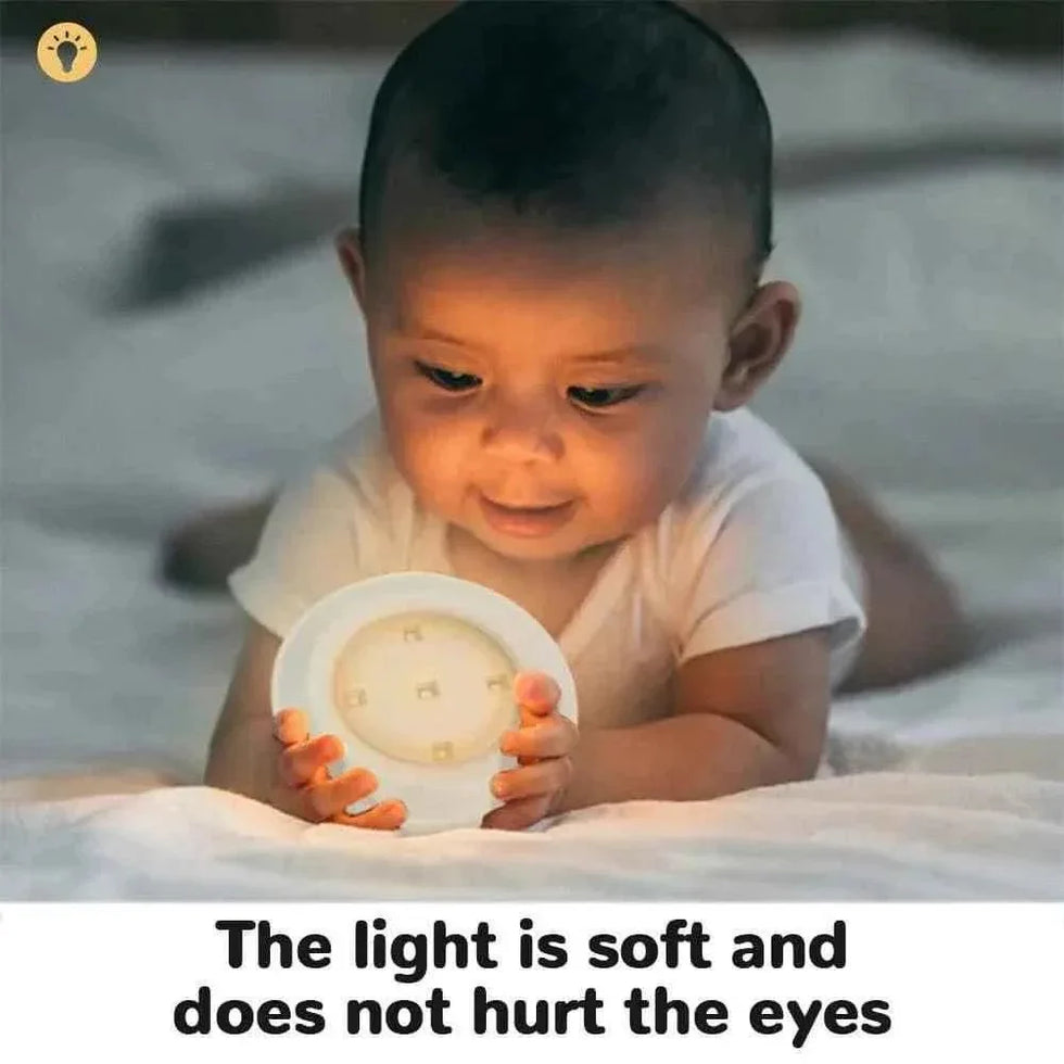 Pack of 3 Wireless LED Night Lights with Remote Control - Ultra-Bright - Clarify.pk