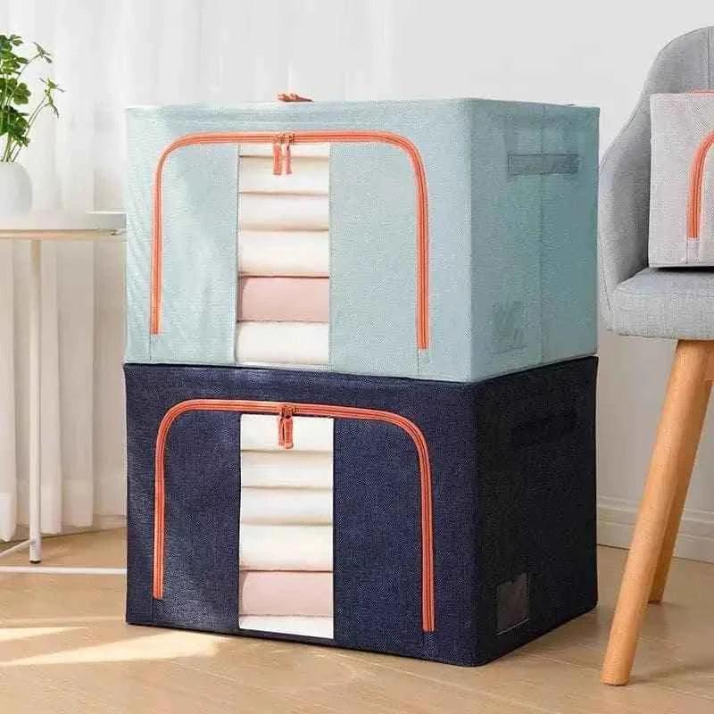 66L Foldable Large Storage Organizer – Printed Design