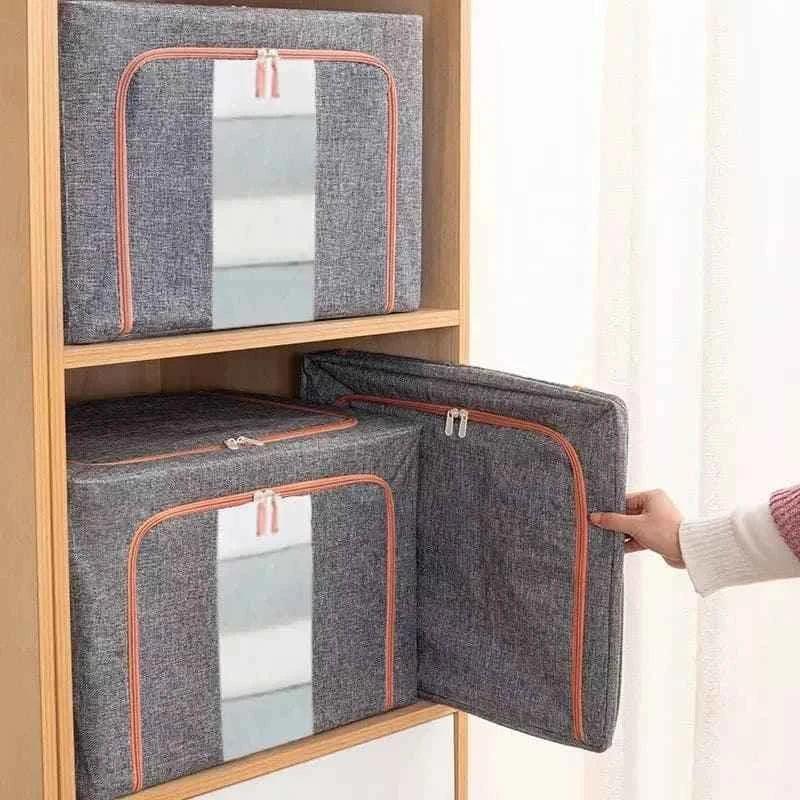 66L Foldable Large Storage Organizer – Printed Design