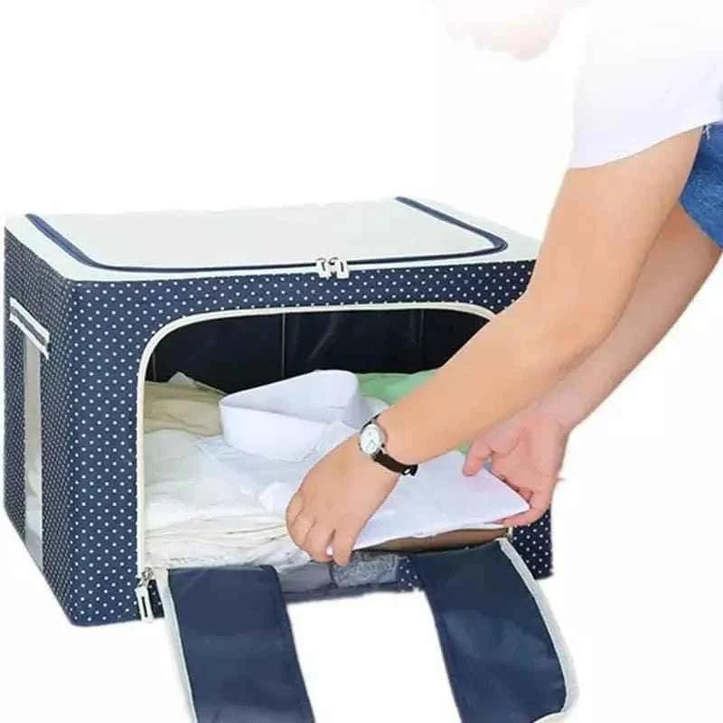 66L Foldable Large Storage Organizer – Printed Design