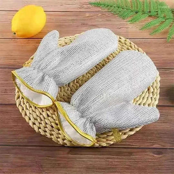Kitchen Steel Dishwashing Gloves Pair for Ultimate Cleaning Power - Clarify.pk