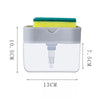 3 in 1 Soap Dispenser - Multi-functional Kitchen Accessory and Cleaner - Clarify.pk