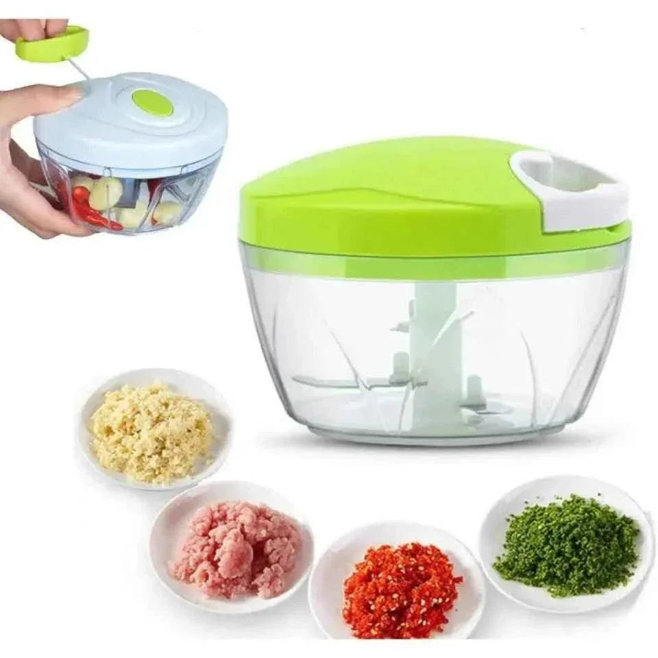 3 Blades Manual Cutter for Effortless Vegetable and Fruit Slicing