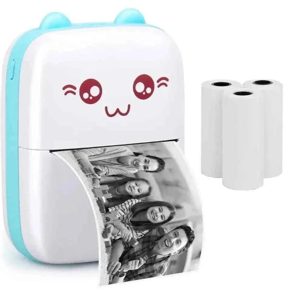 Pocket Wireless Mini Bluetooth Photo Printer - Portable Photo Printer for On-the-Go Printing - Clarify.pk