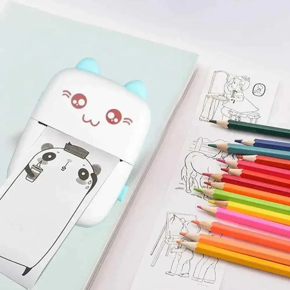 Pocket Wireless Mini Bluetooth Photo Printer - Portable Photo Printer for On-the-Go Printing - Clarify.pk