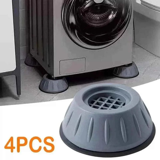 Pack of 4 Washing Machine Shock Pads - Non-Slip Shock Absorbers for Feet