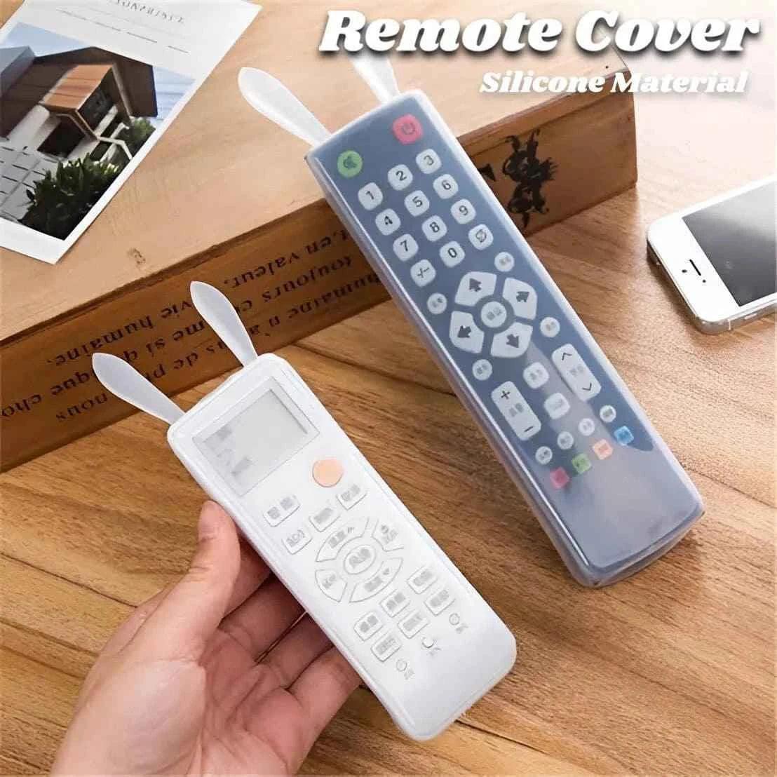 Silicone Remote Cover - Durable Protection & Grip for AC and TV Remotes - Clarify.pk