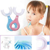 Silicone Toothbrush for Kids - Fun U Shape Design for Effective Oral Care - Clarify.pk