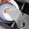 Non-Scratch Cleaning Cloth for Dishes | Durable Steel Wire Dishcloth - Clarify.pk