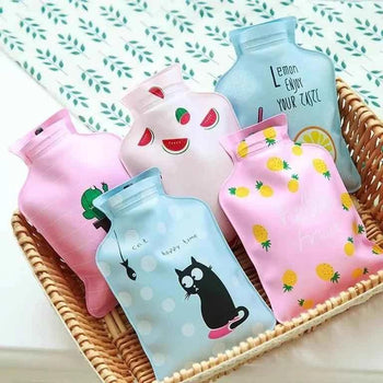 Mini cartoon hot water bottle portable warm bag | Trenducts.pk