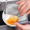 Non-Scratch Cleaning Cloth for Dishes | Durable Steel Wire Dishcloth - Clarify.pk