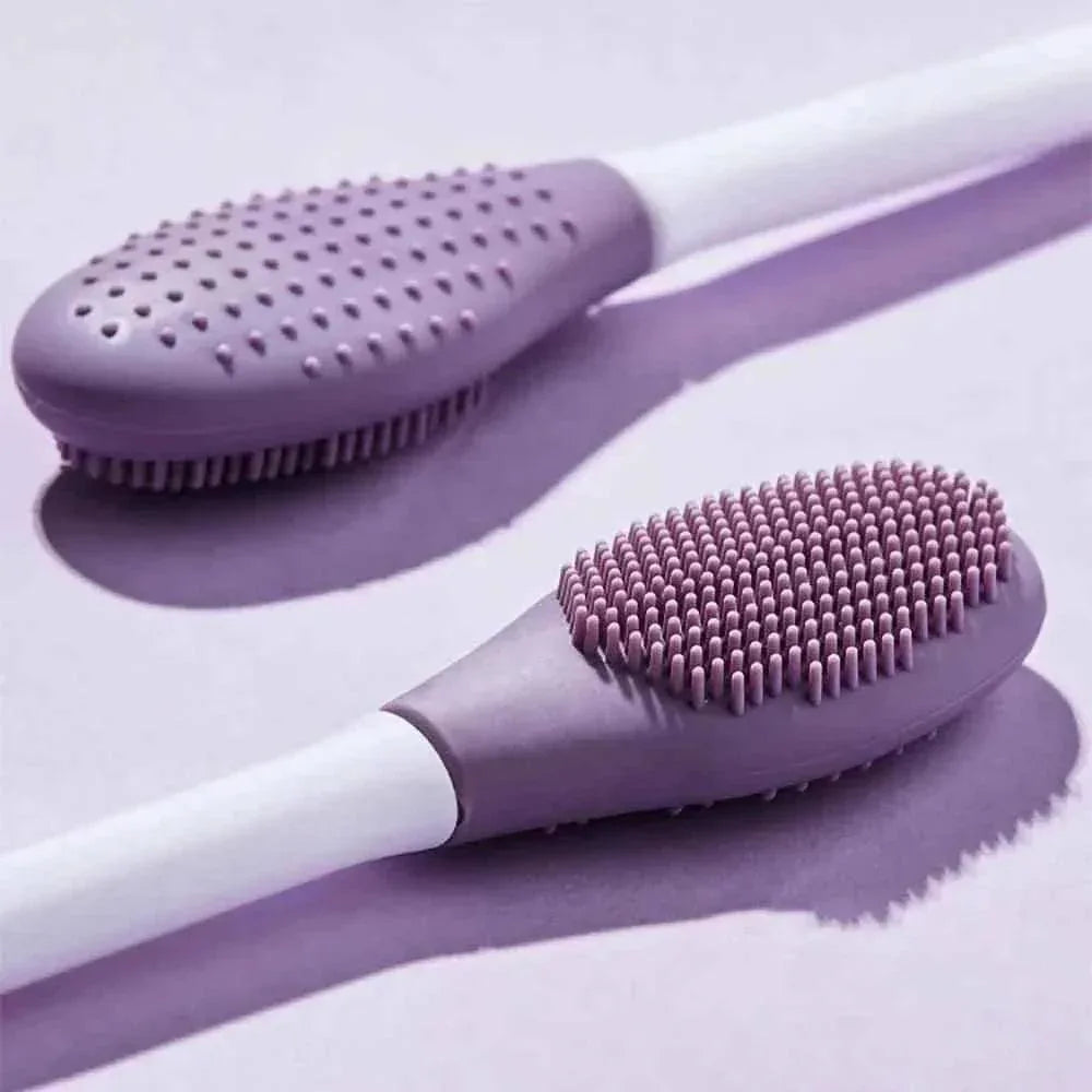 Double Head Silicone Facial Mask Brush for Smooth Application and Even Distribution