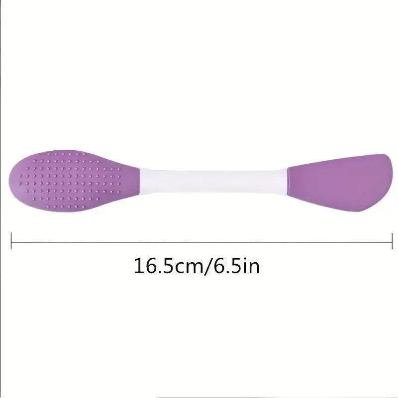 Double Head Silicone Facial Mask Brush for Smooth Application and Even Distribution