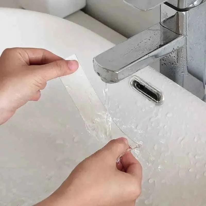 Nano Double Tape Transparent Adhesive for Home Bathroom Kitchen Powerful Washable Universal Hook Tape - Clarify.pk